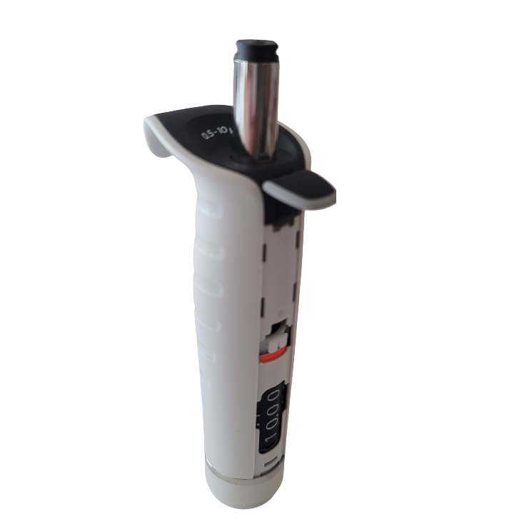 SA LH-727095 The Tacta Mechanical Machinery Complete Multichannel 10μL micropipette (Sartorius) is displayed on a white background.