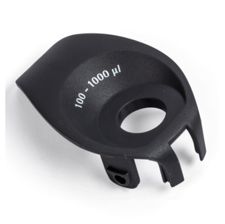 SA_LH-727029 Black plastic Tacta Mechanical Handle Collar, Single Channel, 1000μL for a Sartorius pipette.