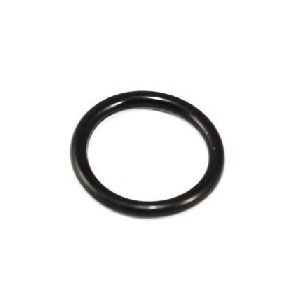 TS 1033430 A black rubber O-ring for Plastic Tip Fitting (10μL–1250μL), compatible with Thermo Scientific E1 ClipTip & F1 ClipTip Upgrade, shown on a white background.
