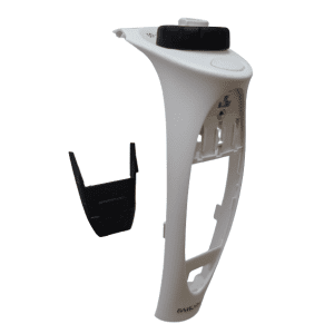 A white plastic device casing is shown next to a black Picus / Picus NxT Top Cover, 1000μL (Sartorius), both placed on a plain background.