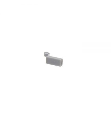 A small, rectangular gray plastic Xplorer / Xplorer Plus USB Cover (Eppendorf) with a cylindrical extension on one end, shown centered on a white background.