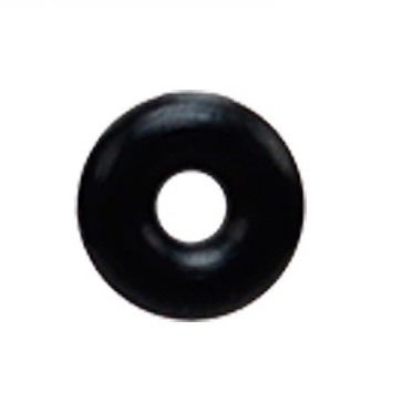 A black, round, flat ring with a central hole, resembling the VWR UHP / Discovery Pro Sealing O-ring, Single Channel, 20μL (Labnet), is shown on a white background.
