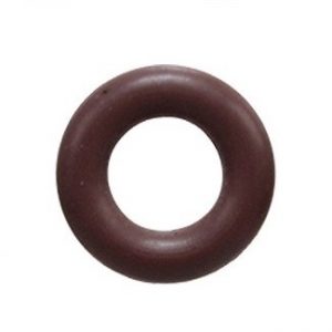 A brown, circular VWR UHP / Discovery Pro Sealing O-ring for single channel, 200μL (Labnet), donut-shaped with a central hole, shown on a white background.