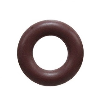 A brown, circular VWR UHP / Discovery Pro Sealing O-ring for single channel, 200μL (Labnet), donut-shaped with a central hole, shown on a white background.
