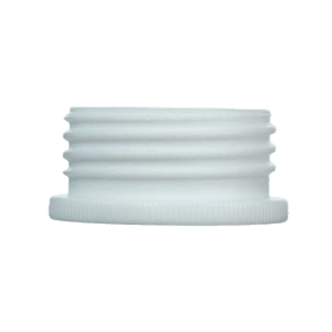 A Bottle Thread Adapter, ETFE, 45/S40mm (Brandtech) is displayed from the side on a plain background.