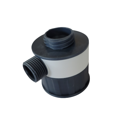 BT 6792 The seripettor & seripettor pro Valve Block (BrandTech), for 2mL and 10mL models, is a plastic threaded adapter with top and side ports, shown against a white background.