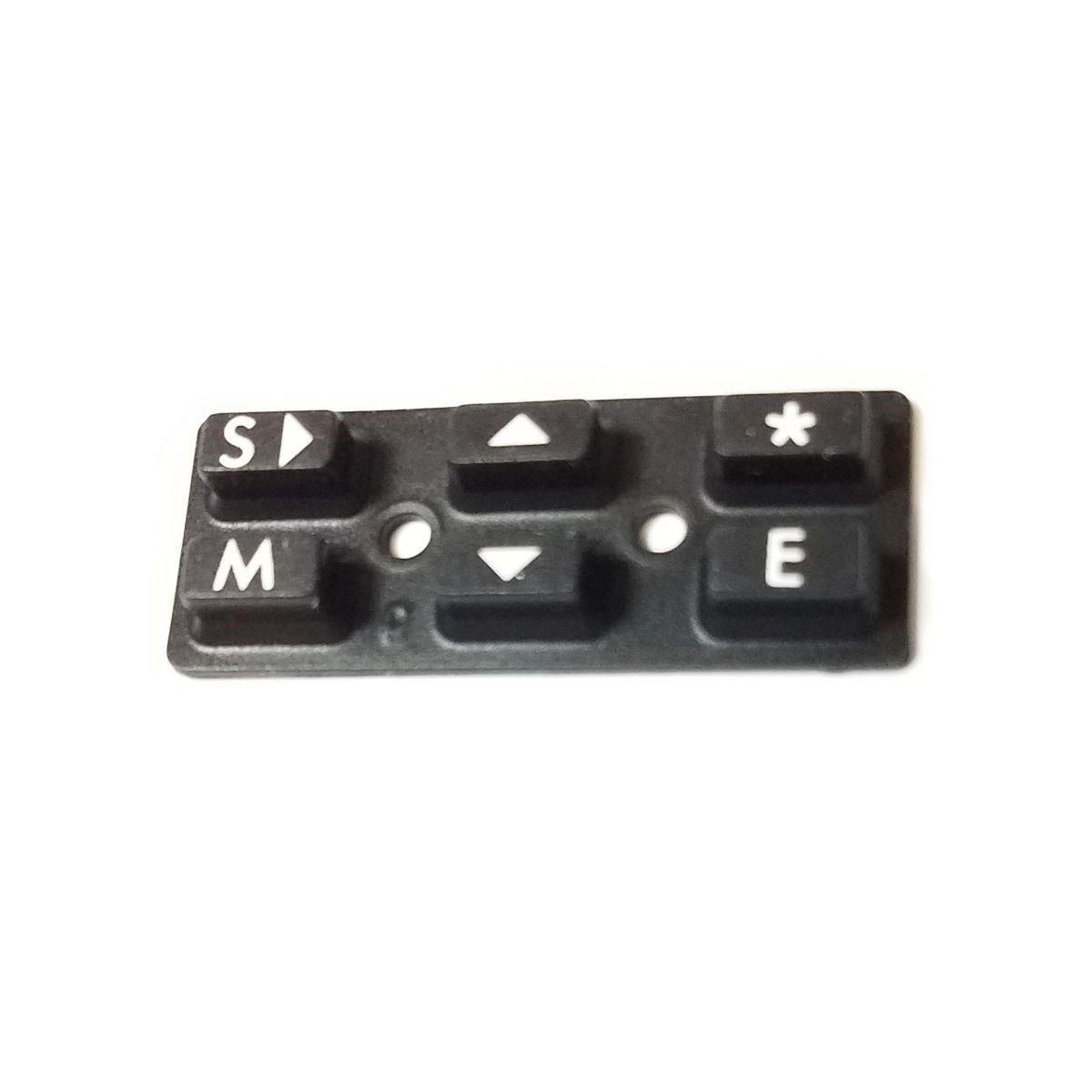 SA711080 A black plastic keypad for the Proline Electronic Keyboard (Sartorius) with six buttons—S, M, E, up arrow, down arrow, and asterisk—arranged in two rows.