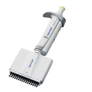 EP 3125000095 The Research Plus Pipette, Multichannel, 16 Channel, Light Pink, 1-20μL (Eppendorf) is widely used in labs for precise liquid transfers.