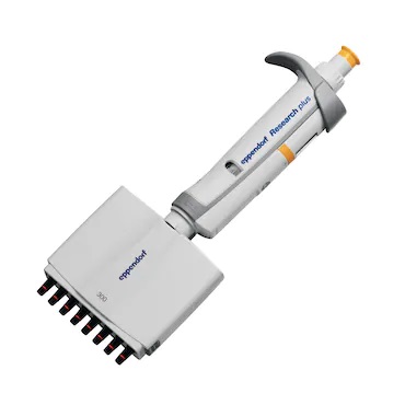 TS 3125000052 Research Plus Pipette, Multichannel, 8 Channel, Orange, 30-300μL (Eppendorf)