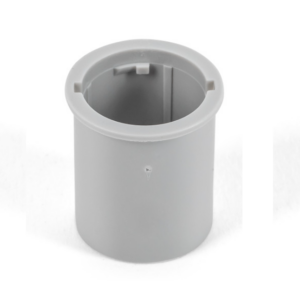 Gray cylindrical Proline Plus Spring Lock, Single Channel, All volumes up to 1000μL (Sartorius) component with internal notches at the top rim.