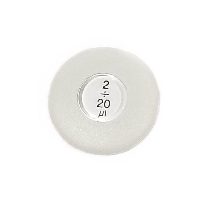 Labnet Push Button, Light Grey, Single Channel, Newer Style, 20μL (Labnet)