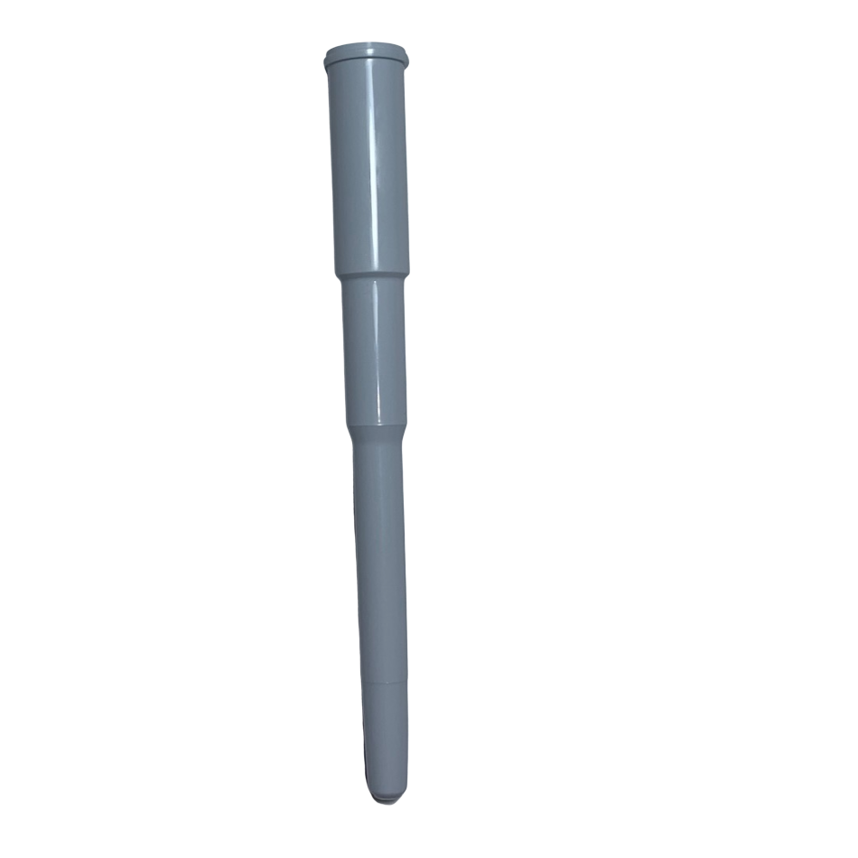 A gray, cylindrical VWR EHP Signature / Axypet Shaft, Long, 1000μL (Labnet), featuring a wider top and tapering bottom, is shown isolated on a white background.