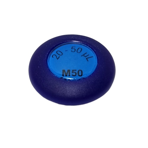 GI F148616 Microman Plunger Button, Blue, M50 (Gilson)