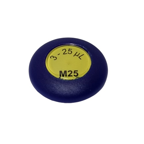 GI F148615 Microman Plunger Button, Blue, M25 (Gilson)