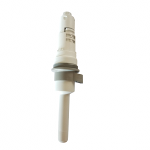 Red plastic Eppendorf Lower Part, Single Channel, 2.5mL (Eppendorf), shown isolated on a plain background.