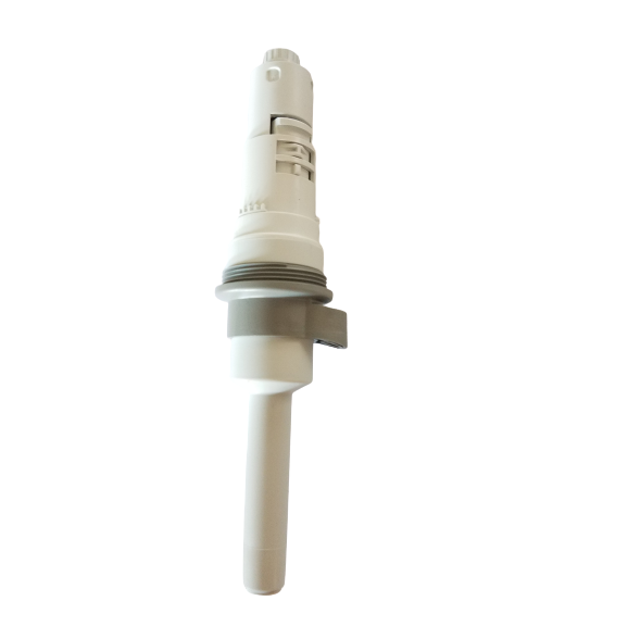 EP 3120650008 Red plastic Eppendorf Lower Part, Single Channel, 2.5mL (Eppendorf), shown isolated on a plain background.