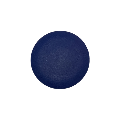 GI F1077517 A solid, round, dark blue Macroman Older Version Trigger Cap (Gilson) seen from above against a white background.