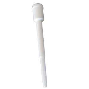 A Rainin Traditional Conical Tip Holder / Shaft, R, SH, SL, SE3, SE4 300μL (Rainin) with a white plastic body and wide base is shown against a white background.