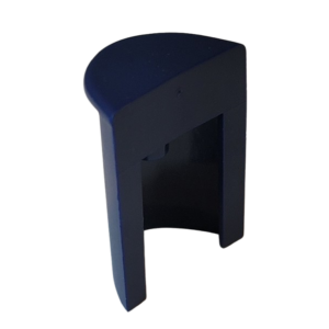 A dark blue Rainin Pipet-Lite XLS Tip Ejector Button for all volumes