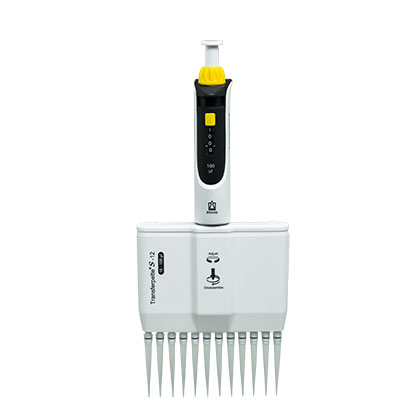 Transferpette S Pipette, Multichannel, 12 Channel, 10-100μL (BrandTech)
