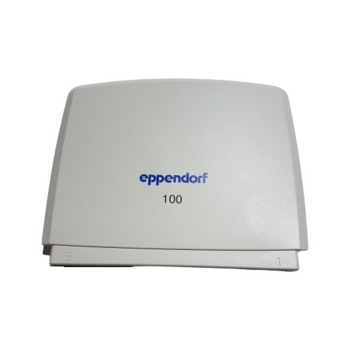 Reference 2 Housing Cover, Multichannel, 8-Channel, 100μL (Eppendorf), grey lid for use with 8-Channel pipettes; numbers 1 and 8 visible on the side.