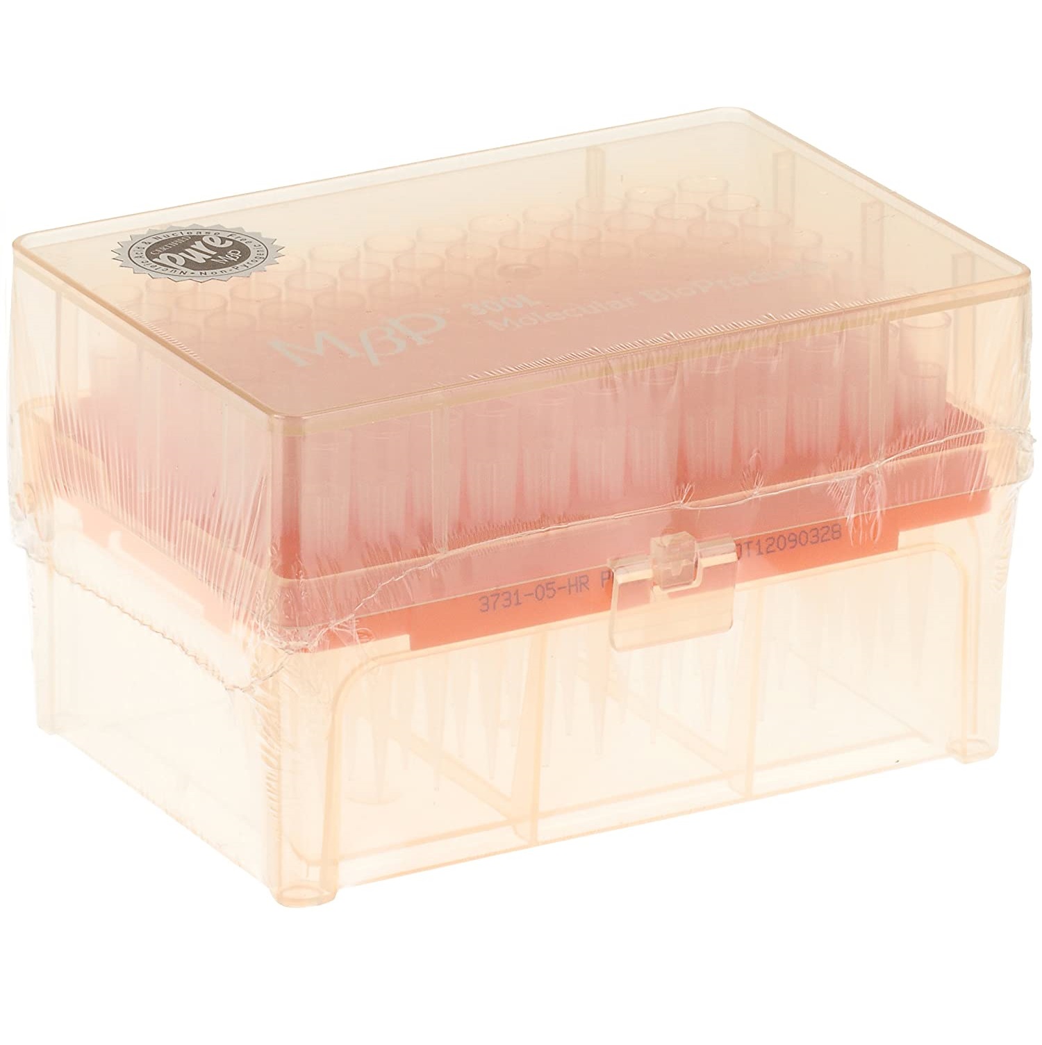 SoftFit-L Tips for Rainin LTS, 300μL, Non-Sterile, Hinged Rack, Orange, 4800 Tips (Thermo Scientific)