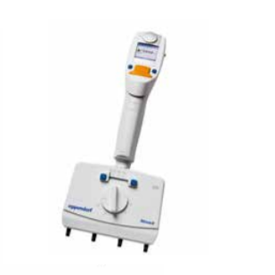 Xplorer Plus Move It Adjustable Tip Spacing Pipette, 4-Channel, Orange, 15–300µL (Eppendorf)