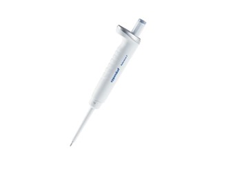 A Reference 2 Pipette, Single Channel, Fixed Volume, 10µL Medium Gray (Eppendorf), is shown against a white background.