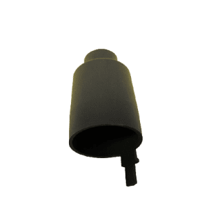 A black Proline Mechanical Tip Ejector Collar, 5000μL (Sartorius), with an open end and small tab, is displayed against a plain white background.