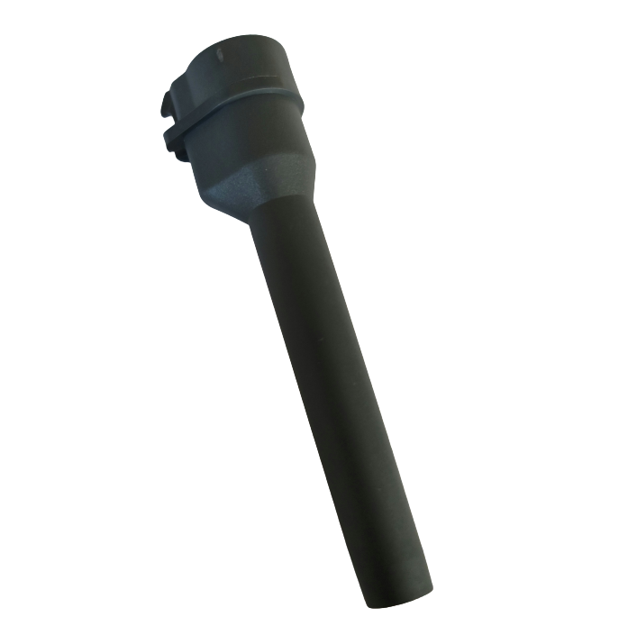 SA LH-721105 The Proline Mechanical Tip Ejector Collar by Sartorius is a black, single-channel unit with a 1000μL capacity, shown against a plain white background—designed for enhanced compatibility.