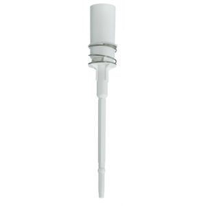 A Transferpette S Shaft with Ejector Spring (Single Channel, 50μL & 100μL) from BrandTech—new for 2020+—ideal for precise liquid dispensing in laboratory applications.
