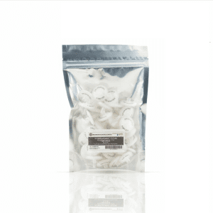 A clear resealable bag holds multiple Drummond TC Replacement Filters, 0.2µm, Non-Sterile, 50 Pack (Drummond), with a front label showing product details.
