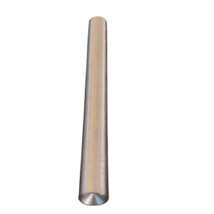 A cylindrical metal rod with a beveled end, used with Gilson Pipetman / Rainin Classic Platen (Pipette Supplies), shown against a white background.