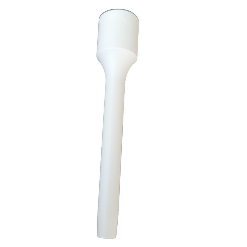 The Axypet Pro / Lambda EliteTouch Single Channel Tip Ejector (20μL, 50μL, 100μL, 200μL) from Labnet is a white handheld device with a long handle and slightly wider top, shown against a plain background.
