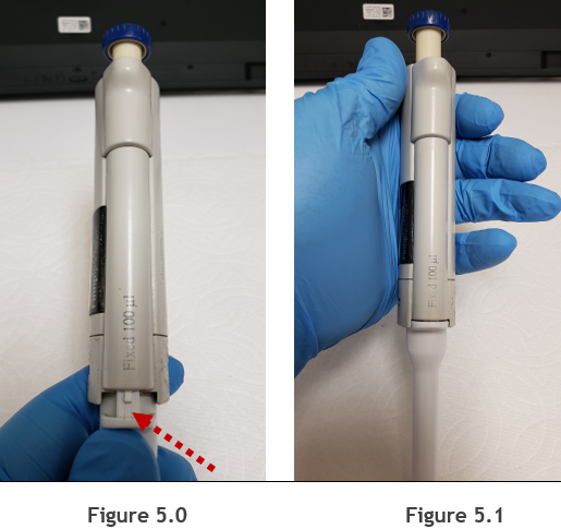 Figure 5.0. Reassembling the ejector sleeve.
