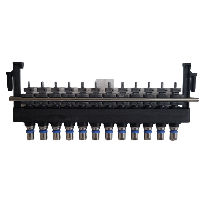 E1 ClipTip, Tip Fitting Assembly, 12 Channel, Metal Tip Fittings, Fixed Manifold, 96 Format, 30-850µL (Thermo Scientific)