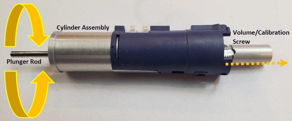 twist plunger rod