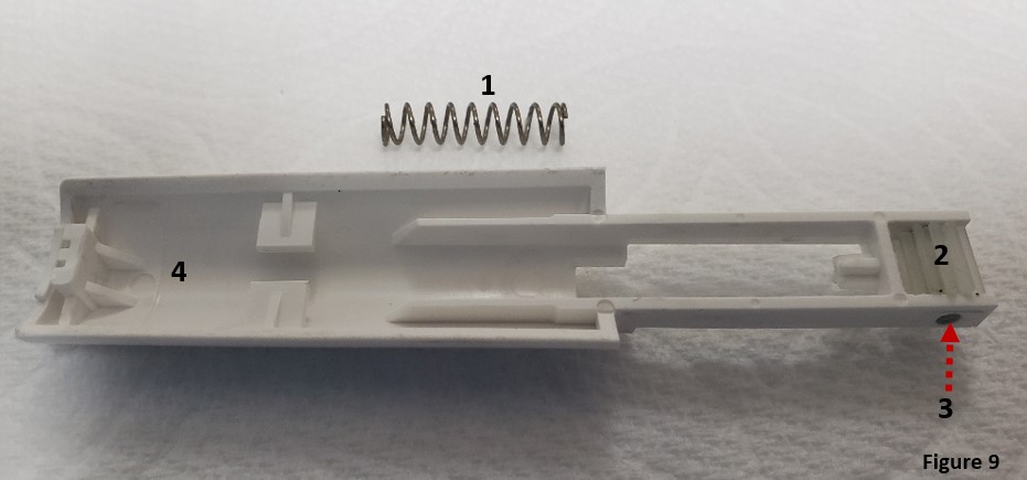 Detached tip ejector lower part