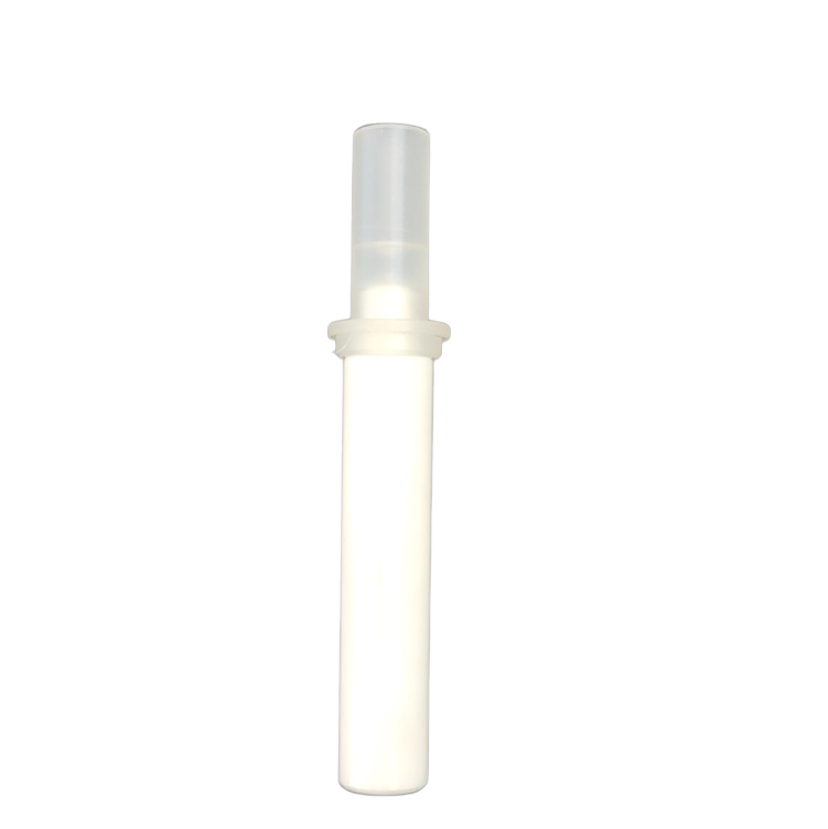 NI 5G-031000 A Nichipet 5000DG Plunger Assembly, 1000μL (Nichiryo), is shown upright on a plain white background. The white cylindrical plastic tube features a clear plastic cap.