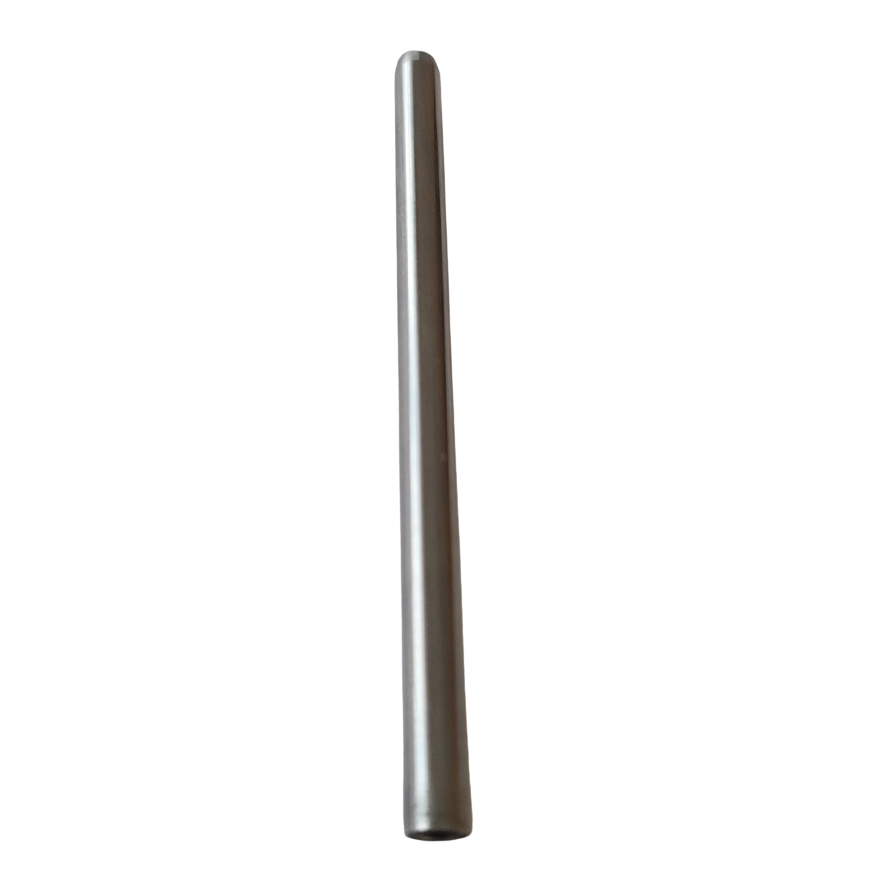 A straight, cylindrical silver Rainin EDP3/EDP3 Plus/E4-XLS/E4-XLS+ Piston (LTS & Traditional Shaft, 200μL) metal rod with a slight taper at one end, shown on a white background.