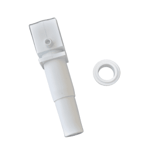 The Rainin Nozzle & Cap, Multichannel, 200μL (Rainin), with a separate washer, is shown on a plain background.
