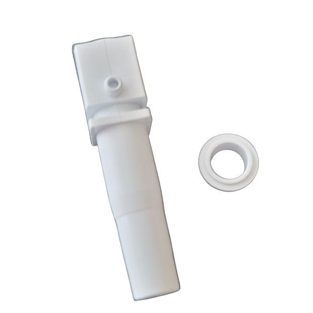 RA 17015208 Rainin Nozzle & Cap, Multichannel, 300μL (Rainin): includes a white plastic nozzle swab holder and circular cap, suitable for 300μL multichannel use, shown on a plain background.