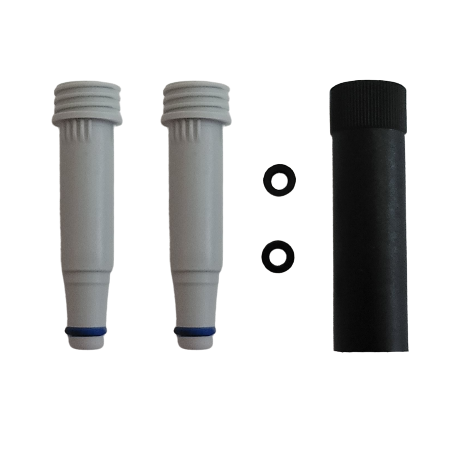 BT 705630 Transferpette Electronic & TFP-S, Nose Cone, Rounded Shape, Gray, Multichannel, 2pk, Updated Older Version, 50μL (BrandTech)