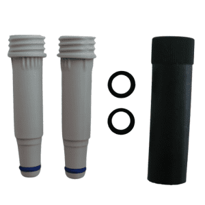 Transferpette Electronic & TFP-S, Nose Cone, Rounded Shape, Gray, Multichannel, 2pk, Updated Older Version, 200μL (BrandTech)