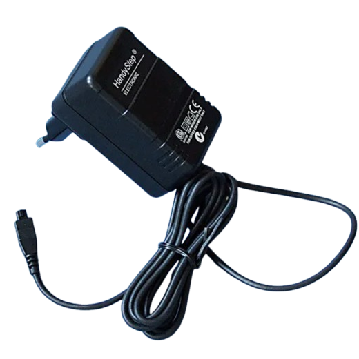 BrandTech HandyStep Electronic/AutoRep E/Repetman AC Adapter with Europe two-prong plug and attached cable