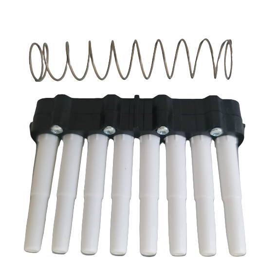 Labnet Shafts Assembly, Complete Shaft Box & Pipetting Spring, Multichannel, Type U/DP, 8 Channel, 200μL (Labnet)