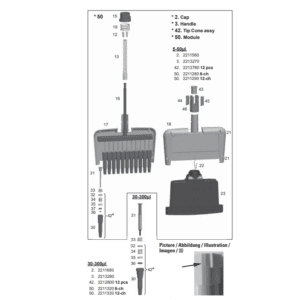 Finnpipette F2 Module, Multichannel, 12 Channel, 300μL (Thermo Scientific)