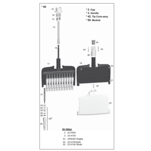 Fisherbrand Elite Module, 12 Channel, 30-300μL (Thermo Scientific)