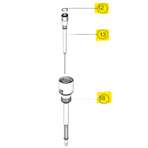 Acura 826 XS Barrel Assembly, 20μL (Socorex)