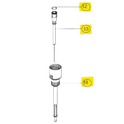 Acura 826 XS Barrel Assembly, 2μL (Socorex)